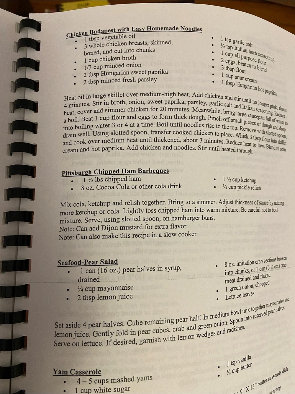 Pittsburgh Pennsylvania Heart Walk Spiral Cookbook Western PA dessert main meals